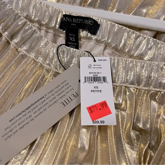 Banana Republic Gold Skirt - Picture 4 of 5